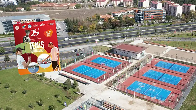 Kayseri'de 29 Ekim coşkusu kortlara taşınacak!