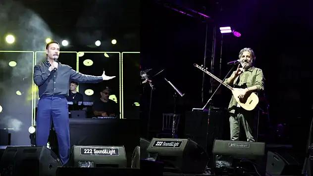 Kayseri'de 3 günlük festival böyle sona erdi! Final gecesine damga vurdular