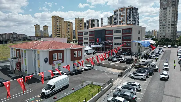 Kayseri'de 3 okul aynı anda açıldı!