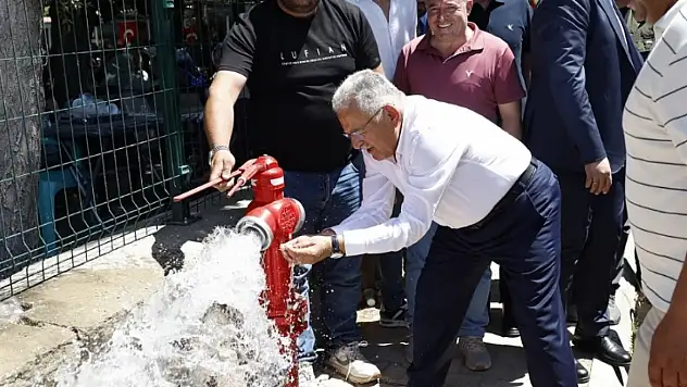 Kayseri'de 42 yıllık su hasreti sona erdi!
