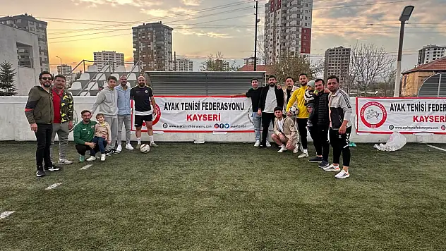 Kayseri'de 5 günlük Ayak Tenisi maratonu tamamlandı