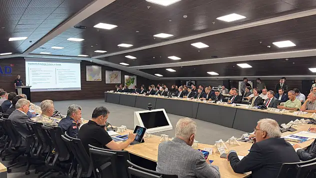 Kayseri'de afet risklerini azaltmak için önemli toplantı