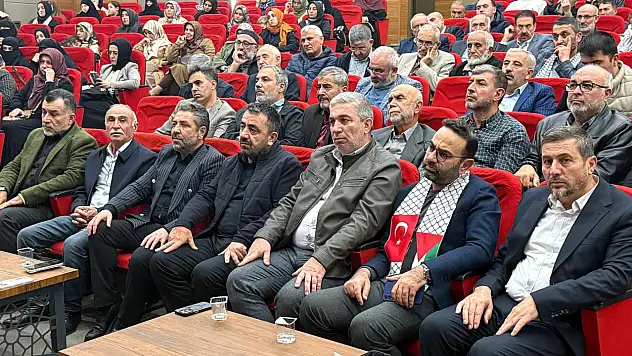 Kayseri'de Aksa tufanı 'Gazze bir iman meselesidir'
