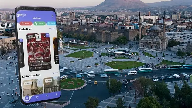 Kayseri'de artık tek uygulama yetecek! Tüm etkinlikler cebinizde
