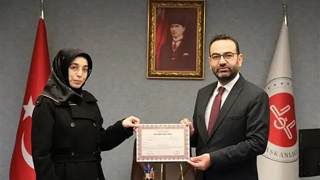 Kayseri'de 'Aşere Eğitimi' başarı belgesi takdim edildi
