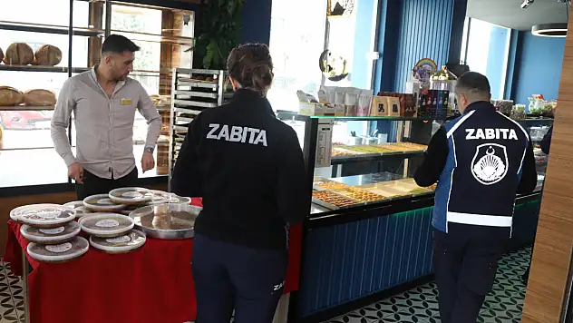 Kayseri'de bayram öncesi tatlıcılara denetim yapıldı!
