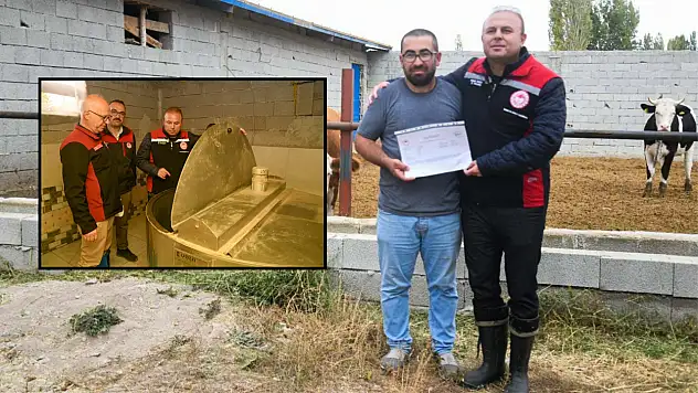 Kayseri'de bir işletmede daha o başarıya ulaştı: Belgeyi İl Müdürü Saklav teslim etti!