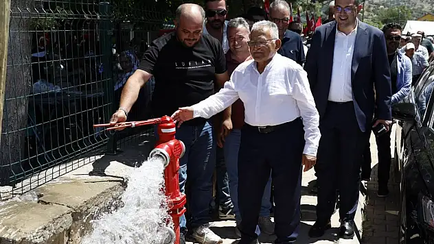 Kayseri'de bir mahallenin daha su hasreti son buldu