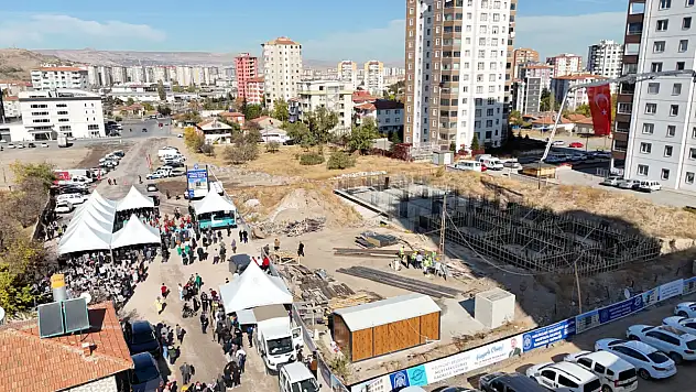 Kayseri'de bir okulun daha temeli atıldı!