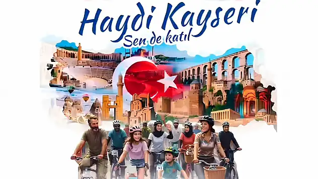 Kayseri'de bisiklet seferberliği: Pedallar Cumhuriyet Meydanı'ndan Millet Bahçesi'ne çevrilecek