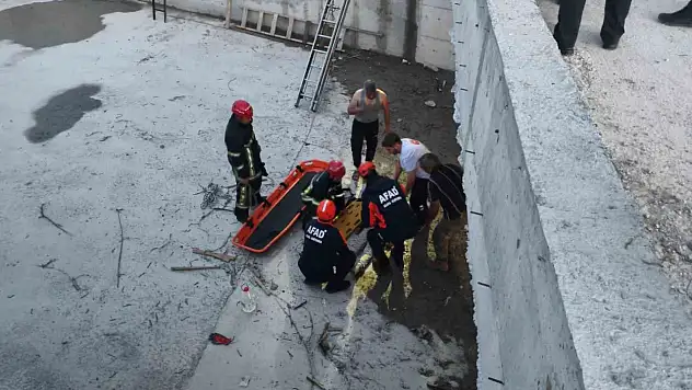 Su kanalına düşen çocuk kurtarıldı