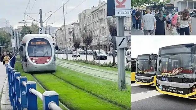 Kayseri'de bu haftada da sefer güzergah ve saatlerinde değişiklik yapılmadı!