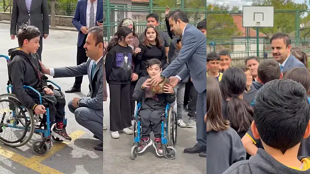 Kayseri'de bu samimiyet çok konuşulur: Kaymakam ve öğrenciler sahada buluştu!