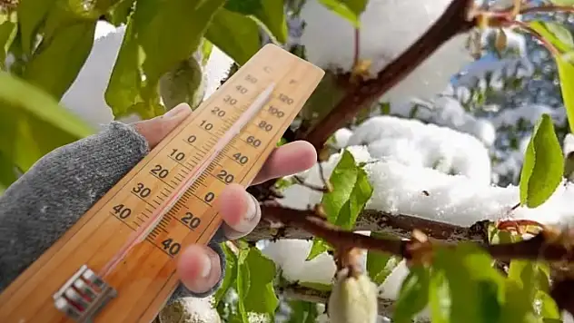 Kayseri'de çiftçiyi tedirgin eden uyarı: Sıcaklık eksi derecelere düşecek!