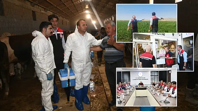 Kayseri'de çizmeleri giydi sahaya indi: Tarlada, ahırda, denetimde...