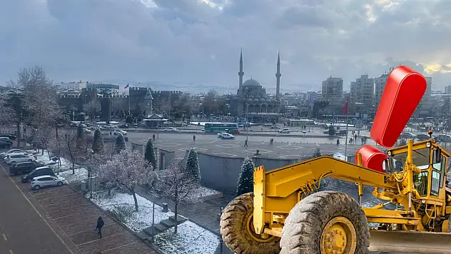 Kayseri'de Cumhuriyet Meydanı'nın çehresi değişiyor!