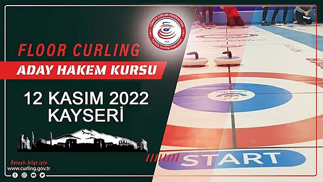 Kayseri'de Curling Hakem Kursu düzenlenecek