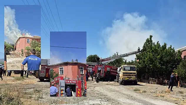 Kayseri'de depoda çıkan yangın söndürüldü!