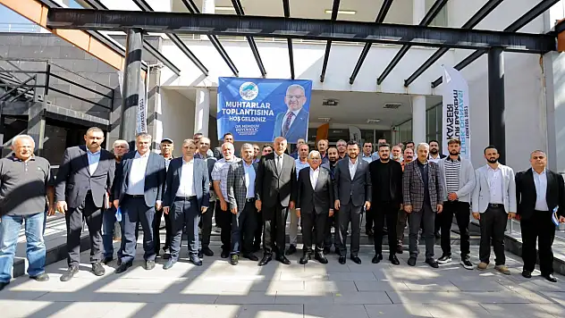 Kayseri'de dikkat çeken buluşma! Muhtarlar Büyükkılıç'a ne anlattı?