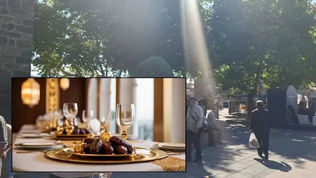 Kayseri'de dikkat çeken iftar buluşması!