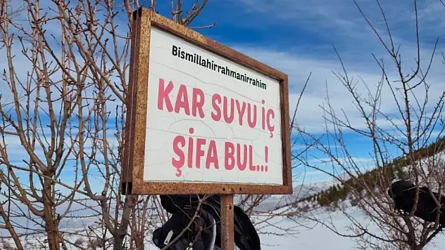 Kayseri'de doğal su deposu: Kar kuyuları yeniden kullanımda