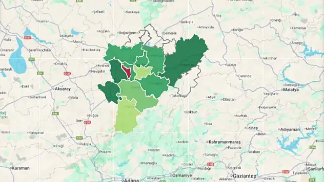 Kayseri'de en fazla kira getirisi olan ilçe hangisi?