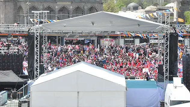 Kayseri'de Erdoğan hazırlığı