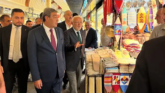 Kayseri'de esnaf buluşması: Elitaş ve Ataş'tan sahada dikkat çeken mesajlar