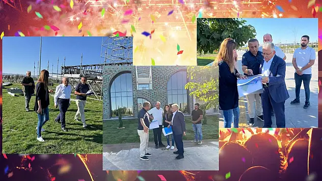 Kayseri'de festival için geri sayım: İşte hazırlıktan son kareler!