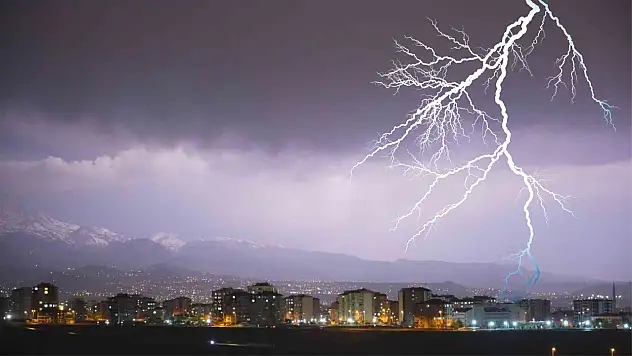 Kayseri'de gök gürültülü sağanak yağış bekleniyor: Meteoroloji uyardı!