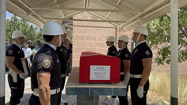 Kayseri'de görevli polis memuru toprağa verildi!