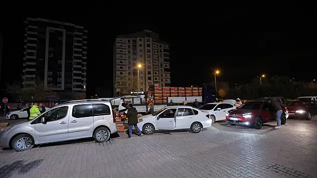 Kayseri'de gün doğmadan dağıtımı gerçekleşti
