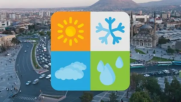 Kayseri'de hava değişiyor: Sıcaklık yükseliyor, yağış geliyor! (26 Nisan)