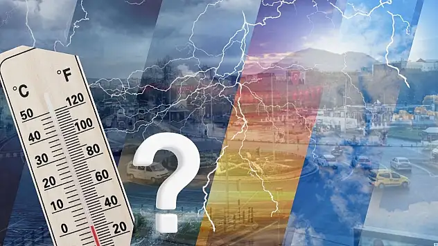 Kayseri'de hava patlayacak: Yağmur, fırtına, dolu...!