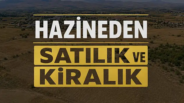 Kayseri'de Hazine'ye ait satılık ve kiralık arsalar: Fiyatlar 115 Bin TL'den başlıyor!