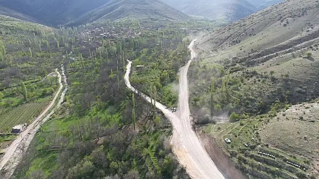 Kayseri'de heyecanla beklenen yolda sona yaklaşıldı!