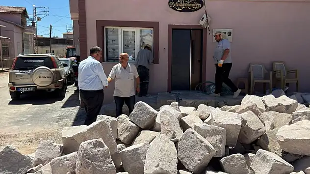 Kayseri'de heyelan nedeniyle oluşan göçük çalışması tamamlandı