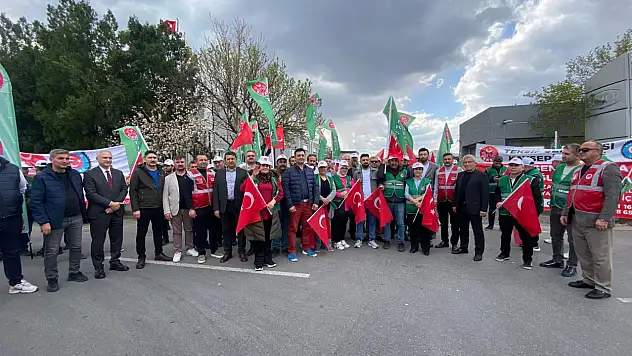 Kayseri'de işçiler kazandı, ortalık karıştı: Almer önünde eylem!