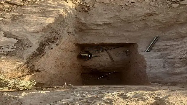 Kayseri'de kaçak kazıya suç üstü!