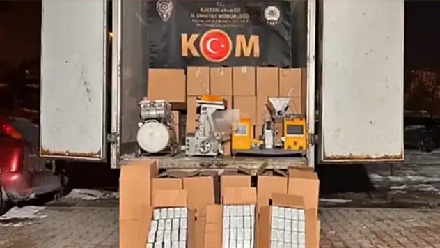 Kayseri'de geniş kapsamlı kaçak sigara operasyonu!