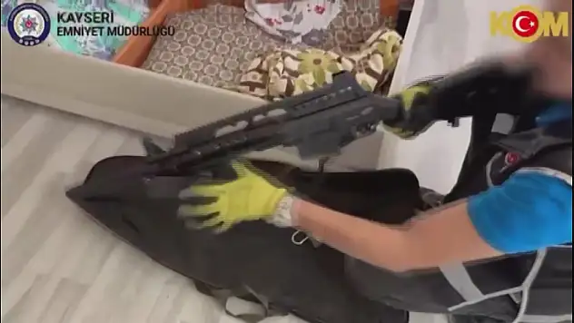 Kayseri'de kaçak silah operasyonunda 5 şüpheli yakalandı