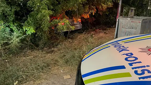 Kayseri'de kaçan alkollü sürücü fidanlıkta yakalandı!