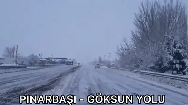 Kayseri'de kar yağışı etkili oluyor: Yollardaki son durum (26 Şubat 2026)
