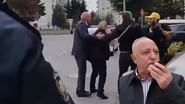 Kayseri'de kavgaya giden polise sürpriz jest!