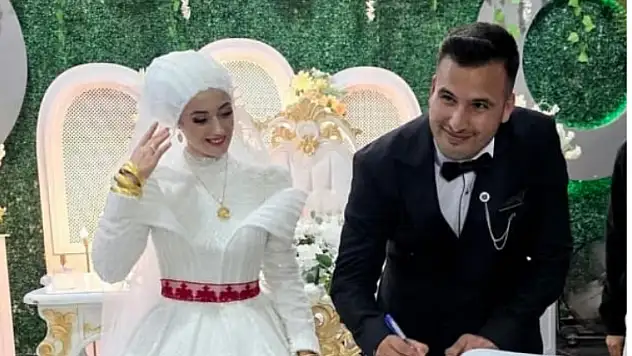 Kayseri'de kaymakam, korumasının nikahına şahitlik yaptı