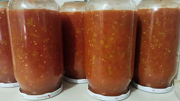 Kayseri'de kış hazırlıkları başladı! İşte kışlık menemen tarifi