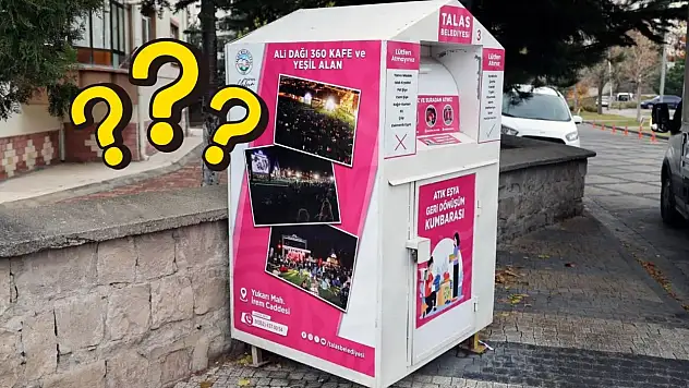 Kayseri'de kıyafet toplama kutularının neden kaldırıldığı belli oldu!