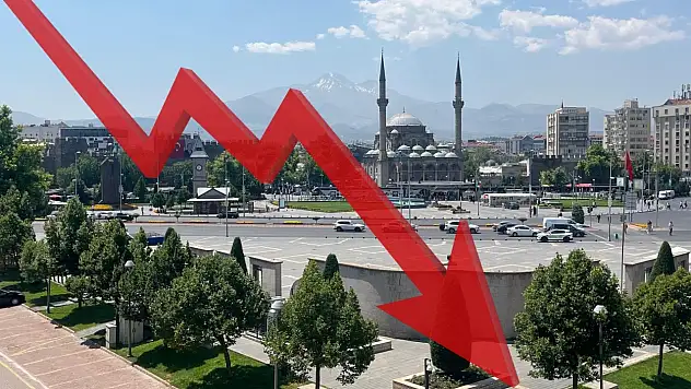 Kayseri'de kritik düşüş!
