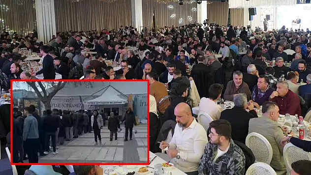 Kayseri'de 'Lüks iftar-yoksul kuyruğu' tartışması!
