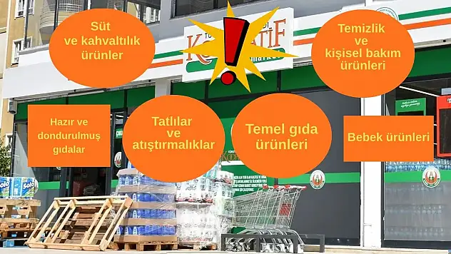 Kayseri'de market rafları boşalacak! Tarım Kredi'de büyük indirim başladı